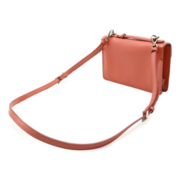 PRADA Pink Leather Saffiano Pochette Shoulder Bag - Picture 3 of 10